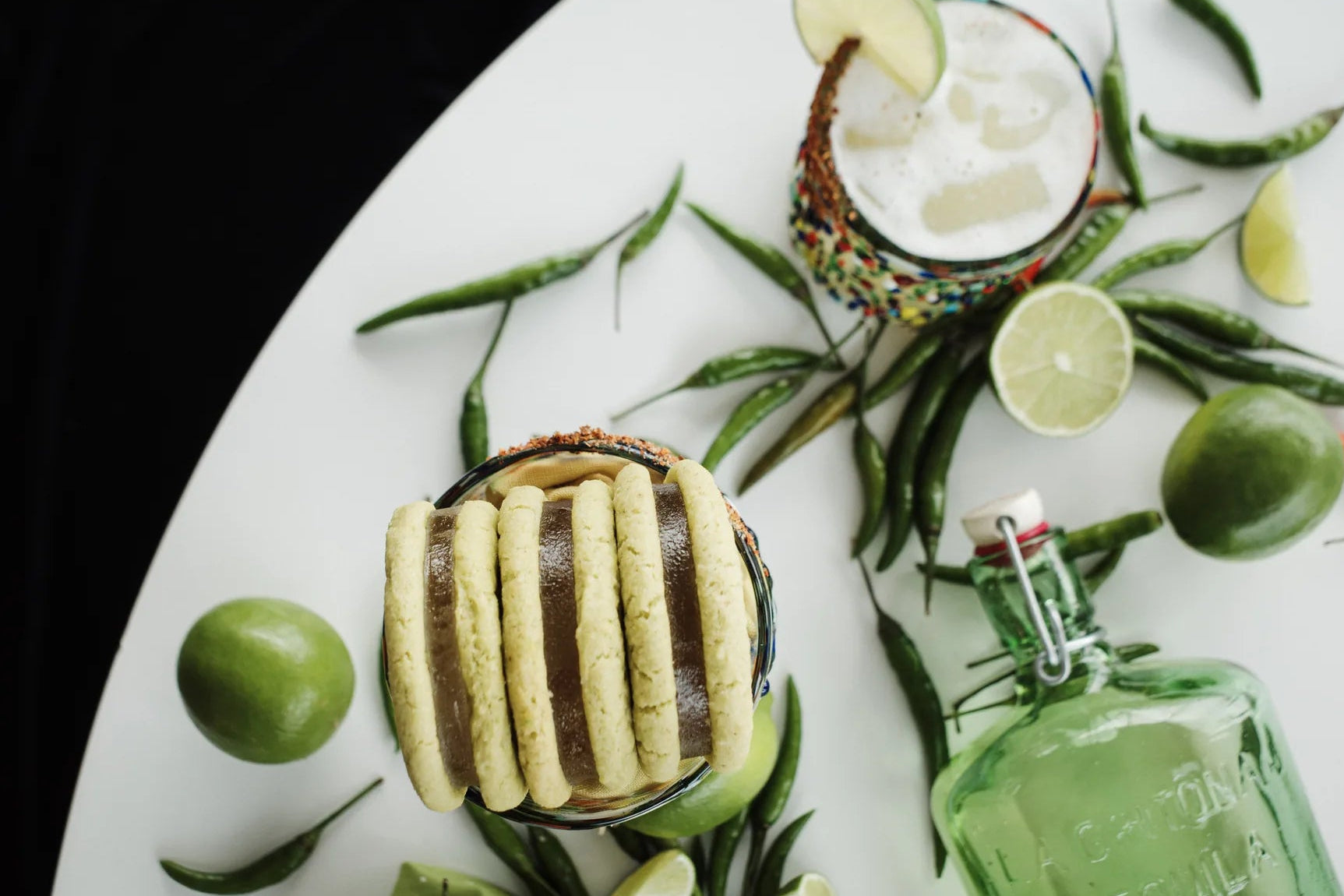 Lime Margarita unique cookie gift by Royce+Reign, a zero-proof, Chicago-made gifting brand.