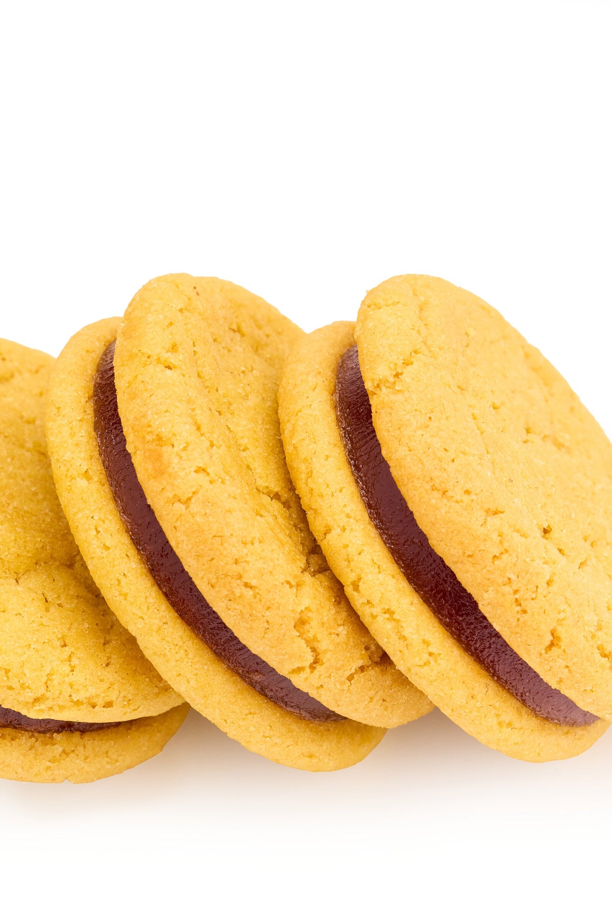 Old Fashioned cocktail cookie with orange bourbon pâte de fruit center, pair