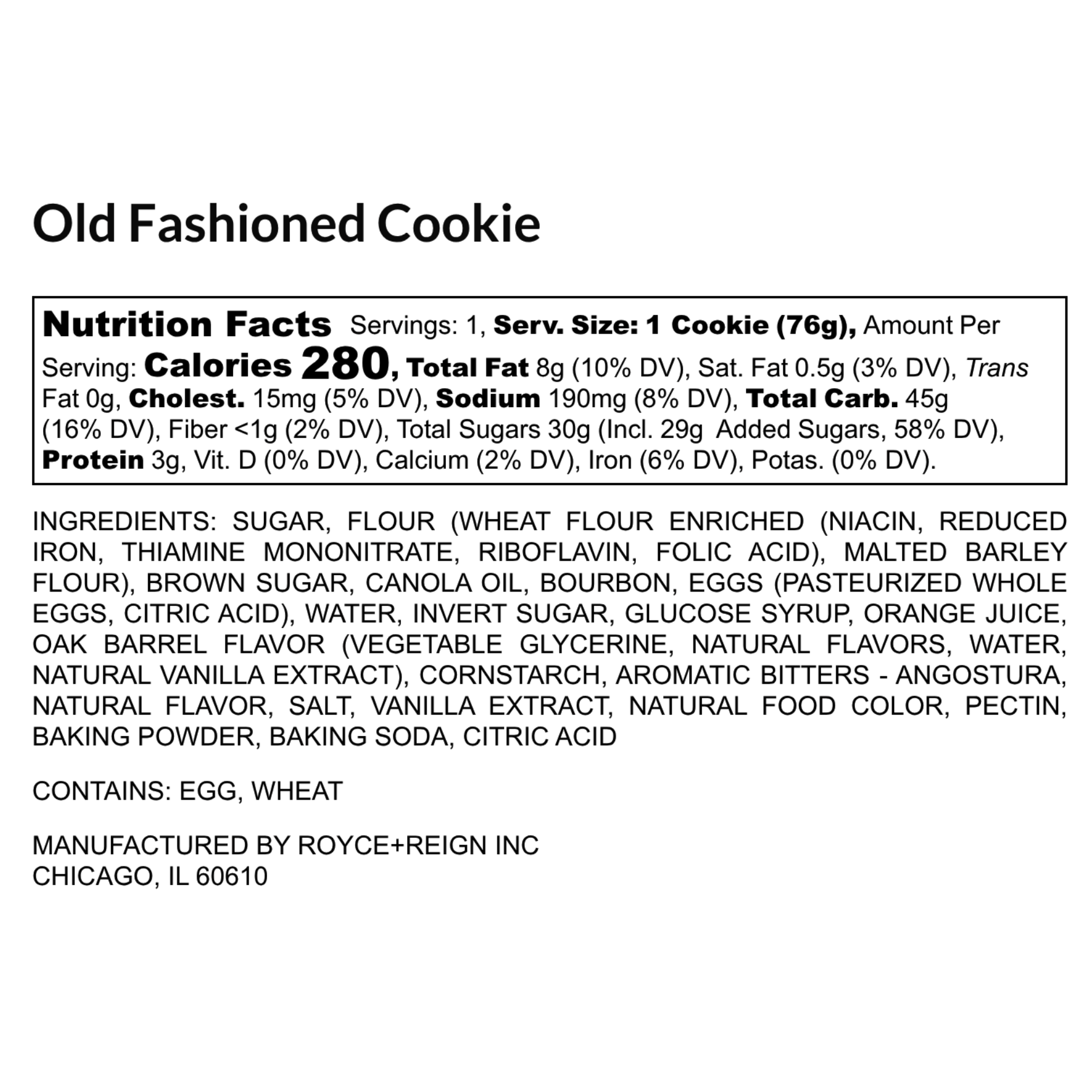 Old Fashioned Cookie